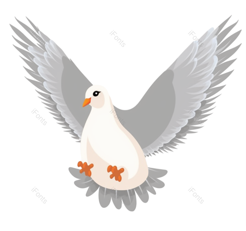 节日图片,元素元素,卡通PNG,鸽子免抠素材